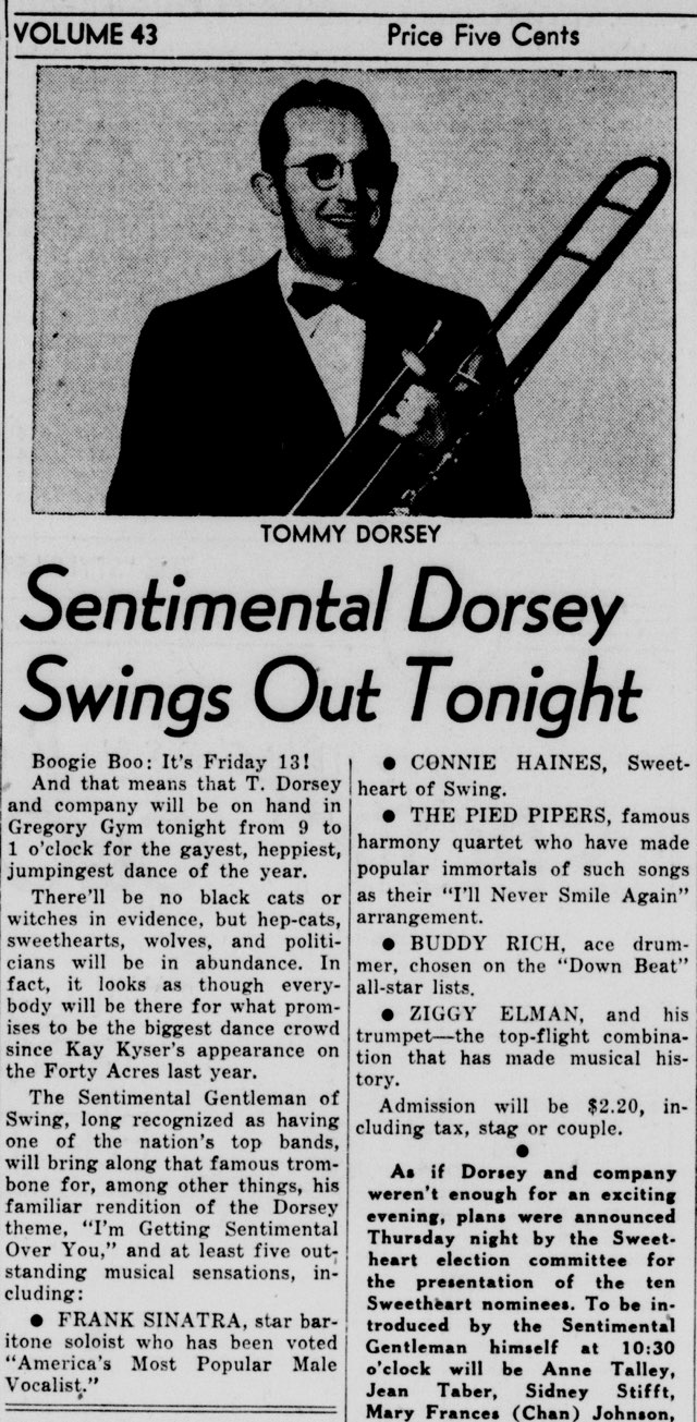 Advertisement for Johnny Simmons at Dinty Moore’s Bar