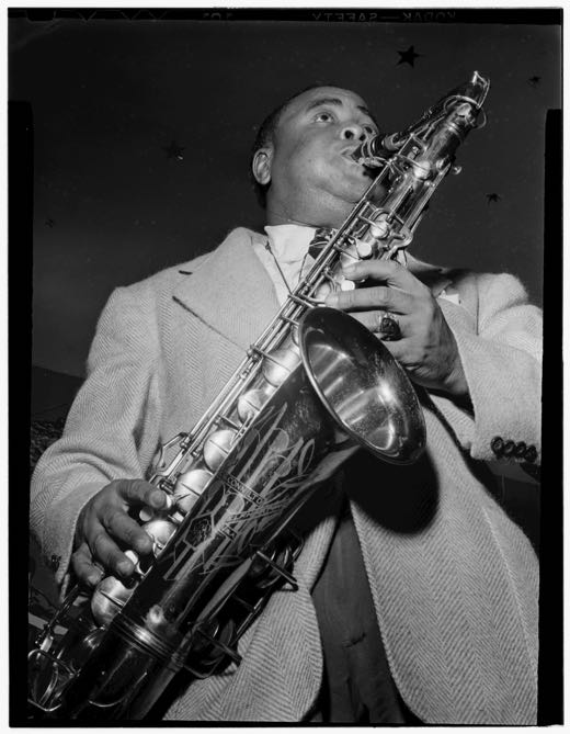 Gene Sedric playing saxophone